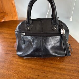 Tiagnello Black Leather Handbag